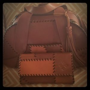 Patricia Nash Patchwork Purse and Wallett